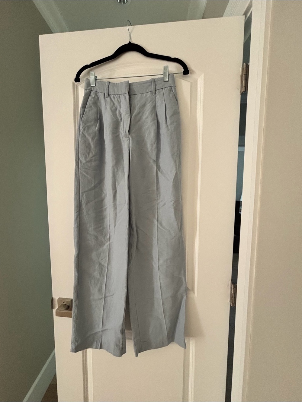 Aritzia Effortless Light Blue Dress Pants